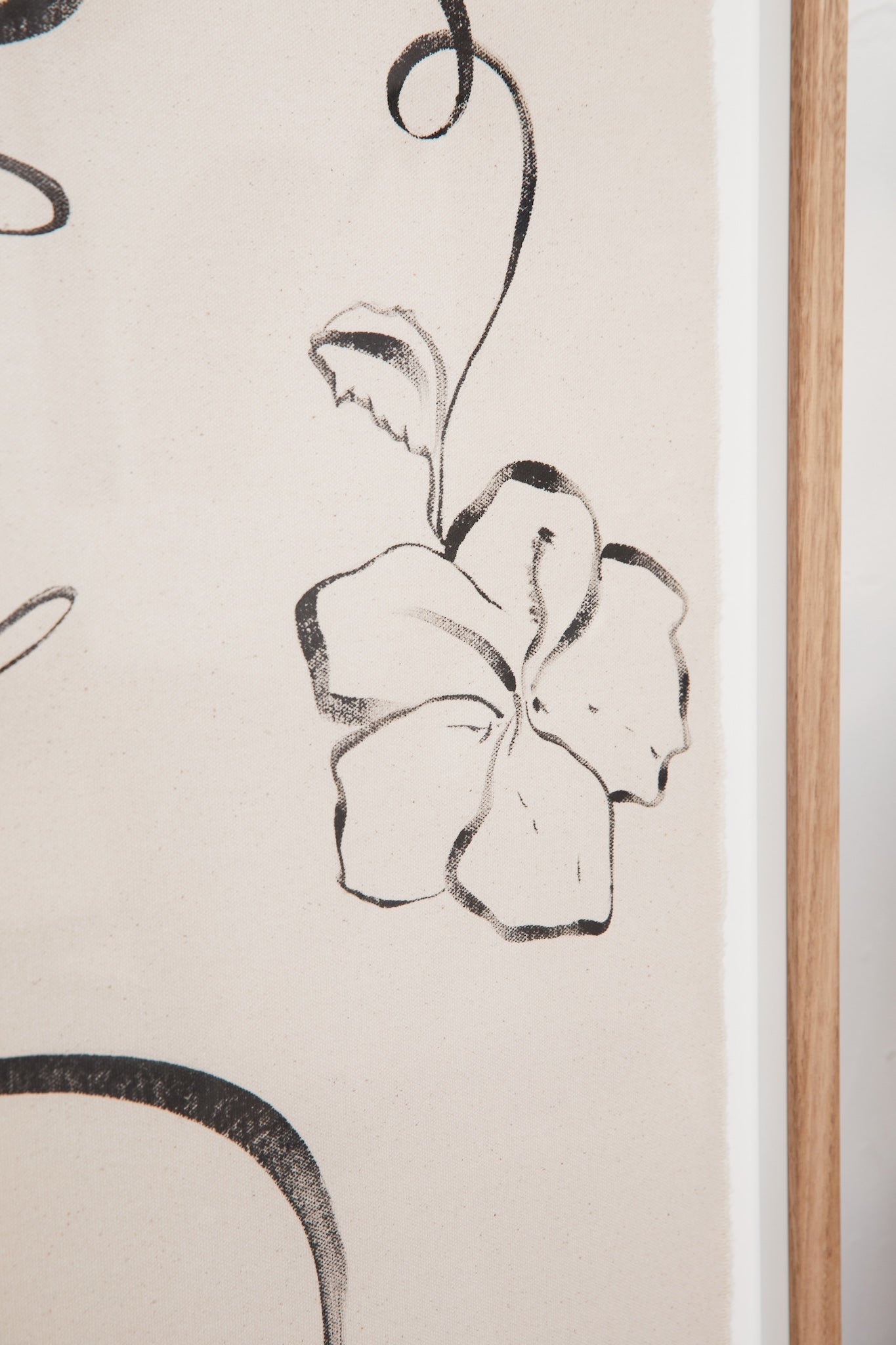 "Lets walk to watch the sunset with flowers behind our ears" Original 1120mm x 970mm