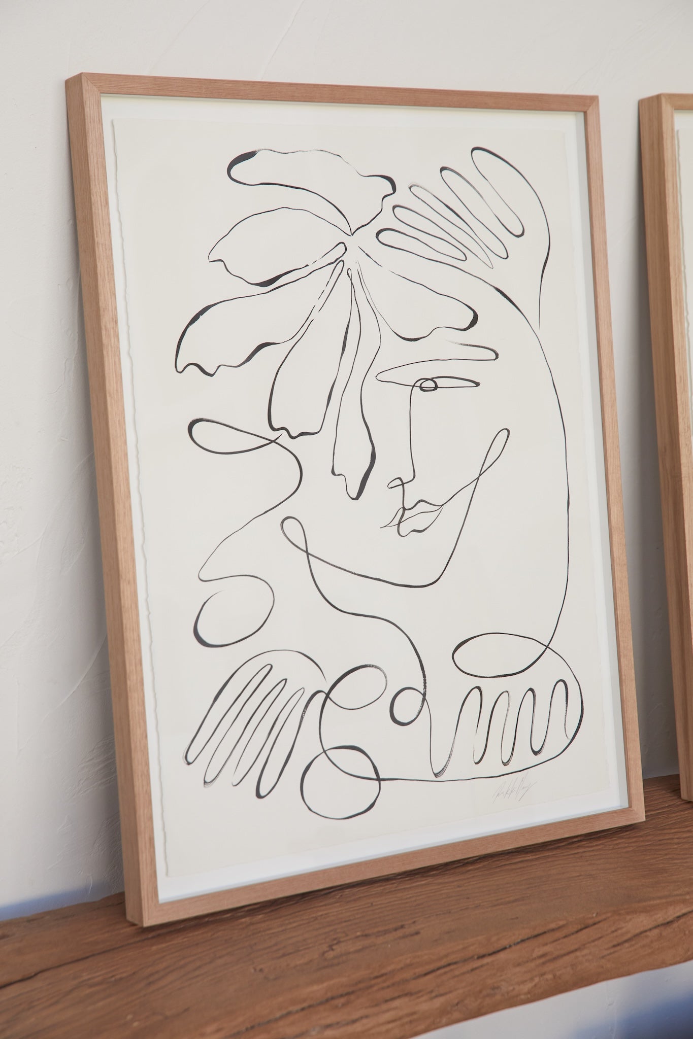 "Opposites attract butterflies" Original set of two 850mm x 650mm works