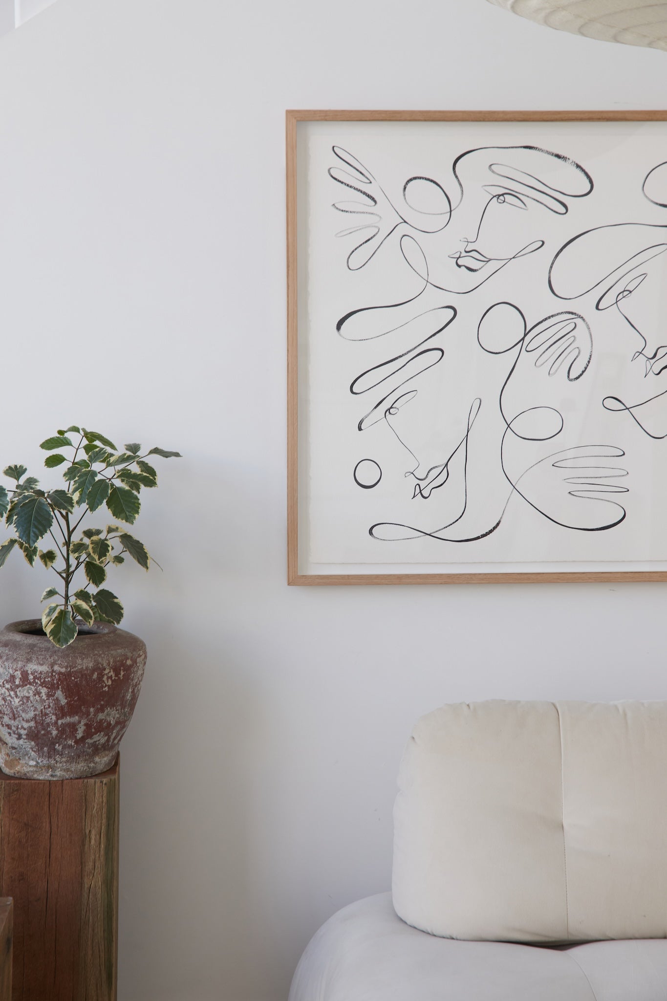 "A table for four" Original 1140mm x 840mm