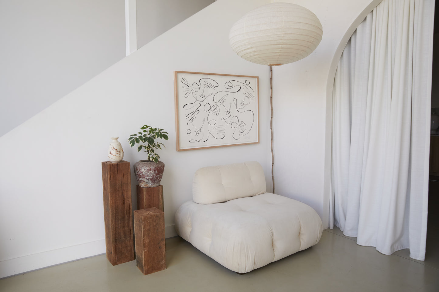 "A table for four" Original 1140mm x 840mm