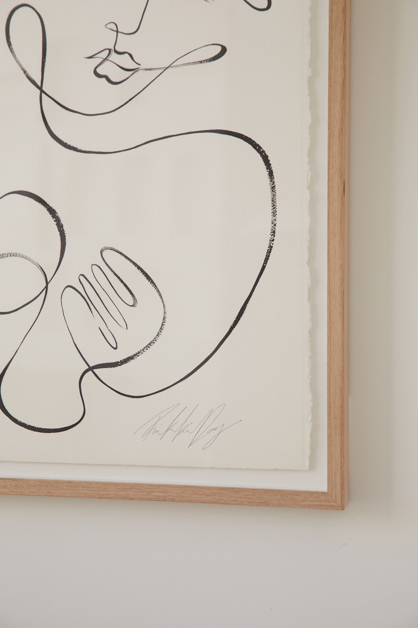 "A table for four" Original 1140mm x 840mm