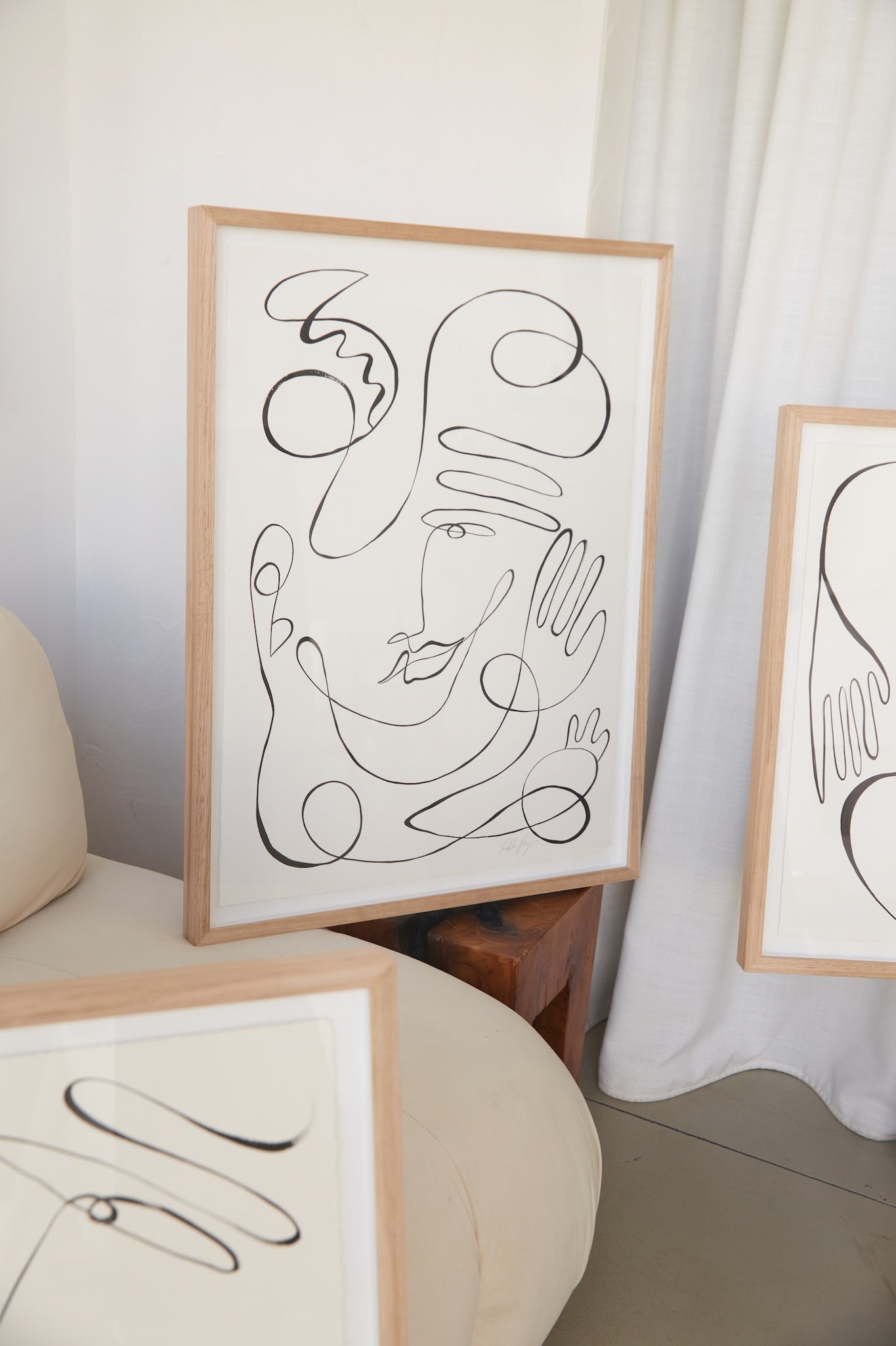 "Opposites attract butterflies" Original set of two 850mm x 650mm works