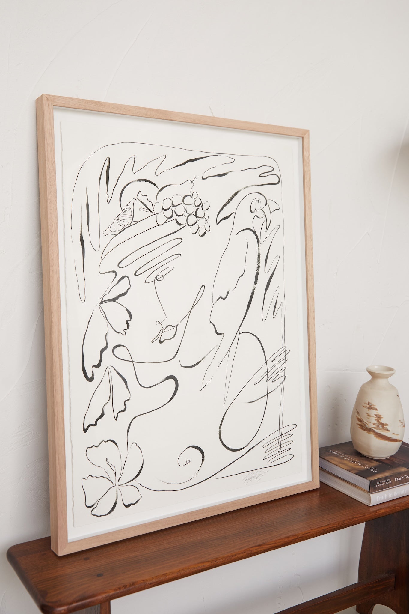 "Can't Ignore Macaw-ling" Original 850mm x 650mm