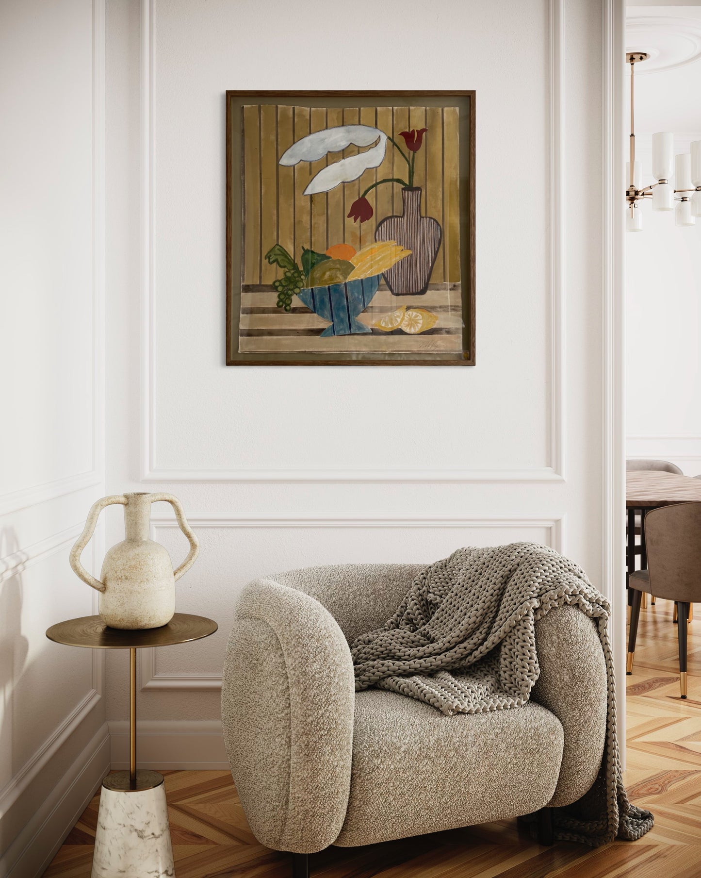 "All The Stripes of Spain" - Original 880mm x 800mm