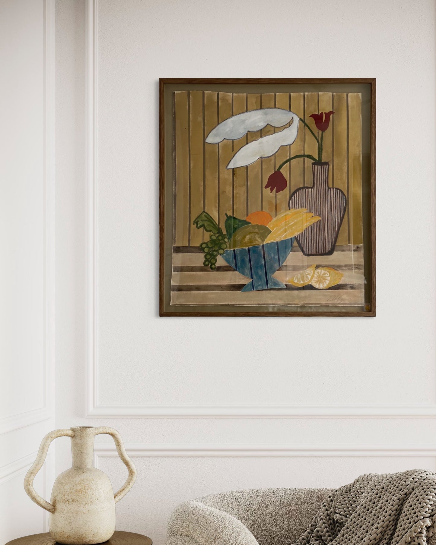 "All The Stripes of Spain" - Original 880mm x 800mm