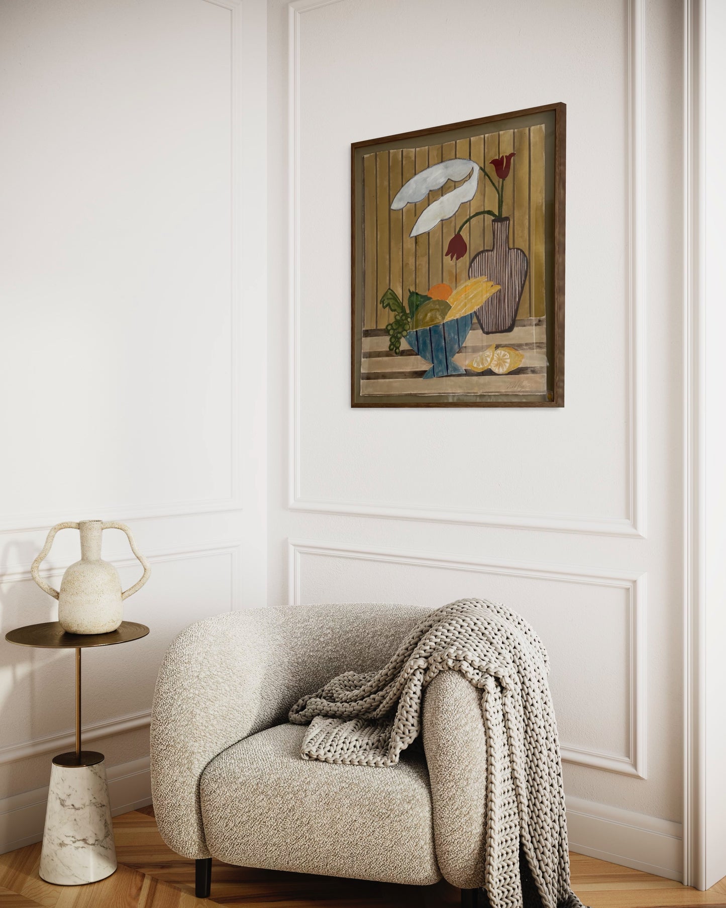 "All The Stripes of Spain" - Original 880mm x 800mm