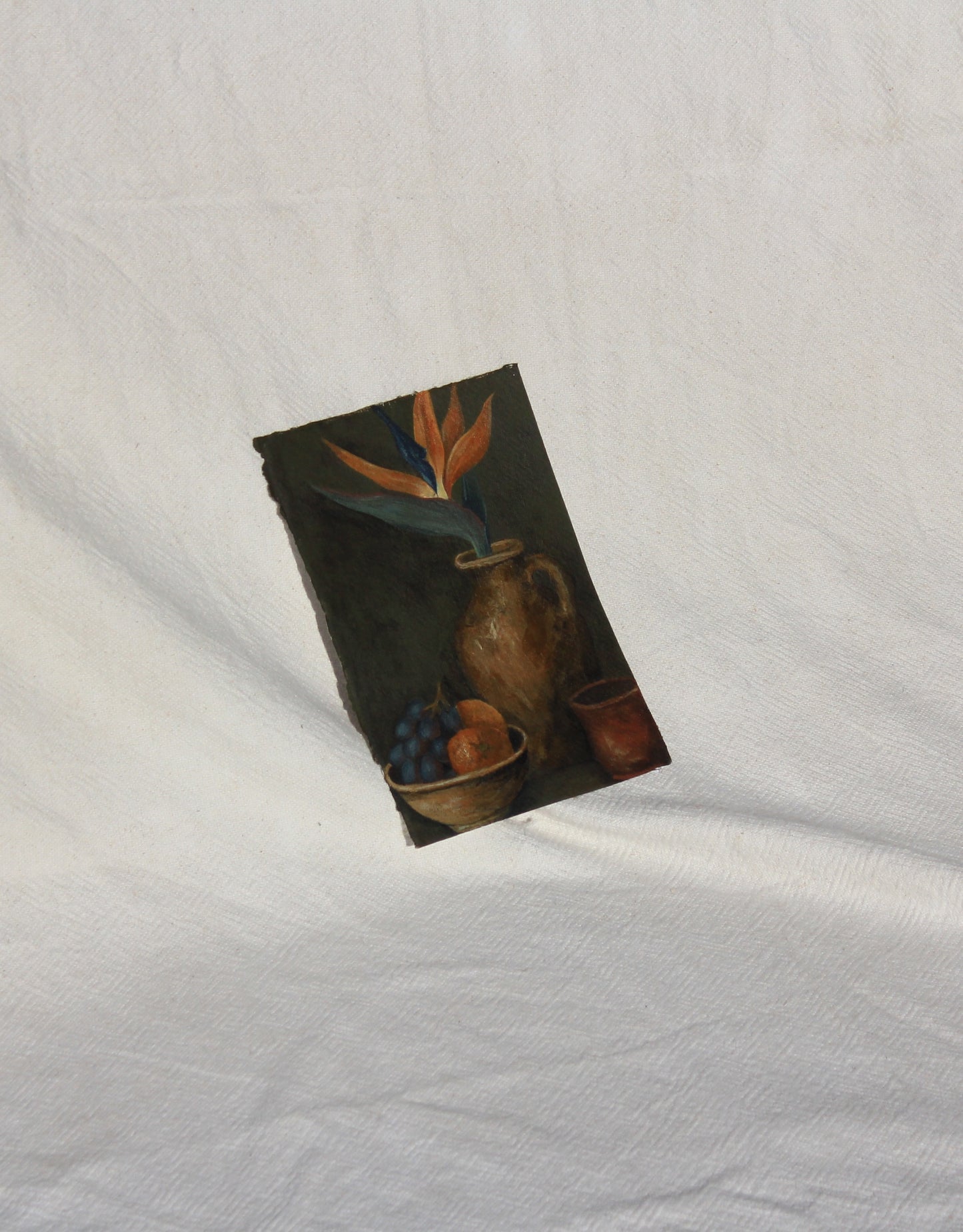 I SEE YOU IN THE FLOWERS Original Still life.