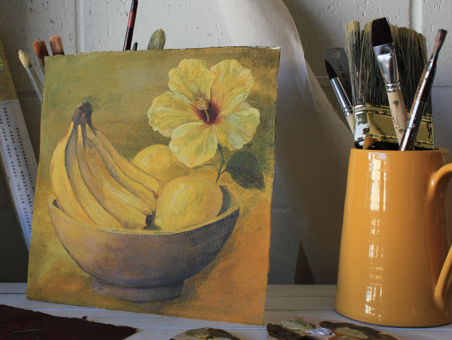 HAPPINESS IN A BOWL Original Still life.