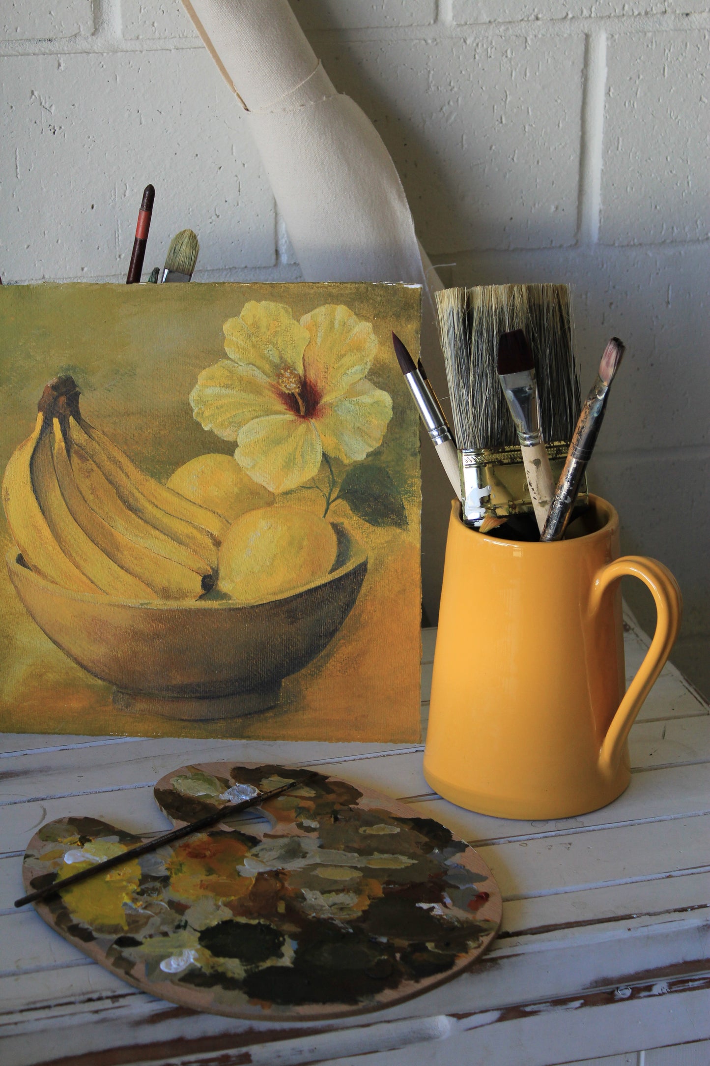 HAPPINESS IN A BOWL Original Still life.