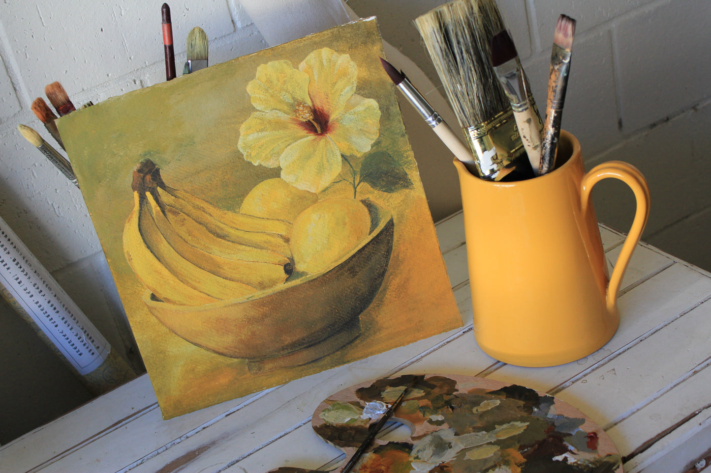 HAPPINESS IN A BOWL Original Still life.