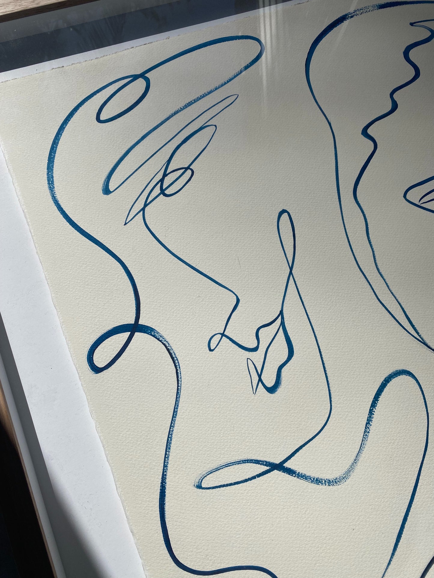 Sangrias at Sunset - Original Acrylic on 300gsm Cold Pressed Paper, Framed in Tasmanian Oak. 710mm x 910mm