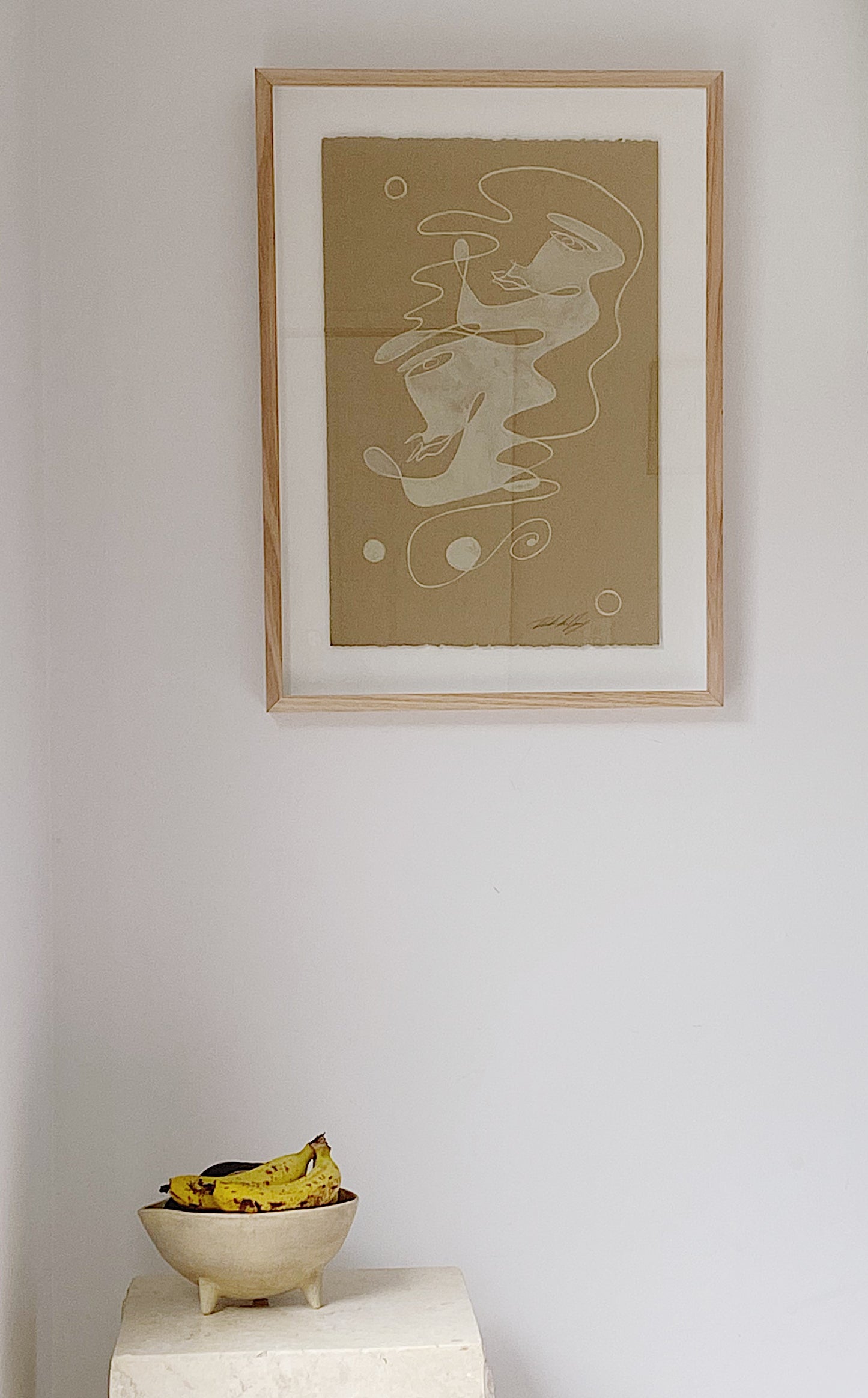 "Joker" - Original, Acrylic on 300gsm Cold Pressed Paper, Framed in Tasmanian Oak. 520mm x 710mm