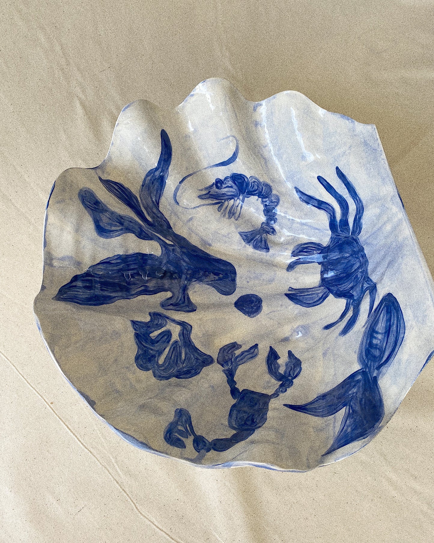 Clam - Large - Blue Bold