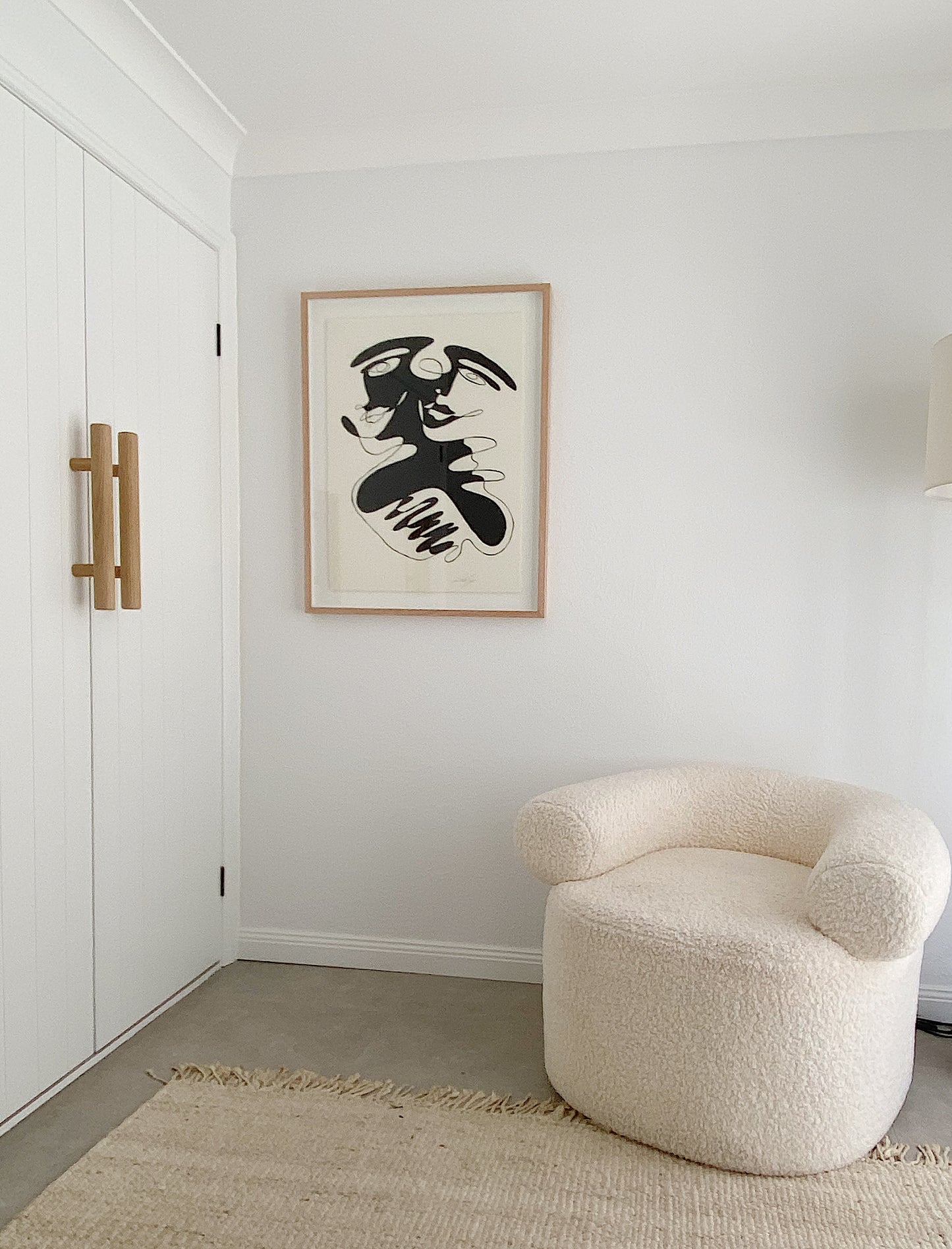 "All Together" - Original Acrylic on 300gsm Cold Pressed Paper, Framed in Tasmanian Oak. 710mm x 910mm