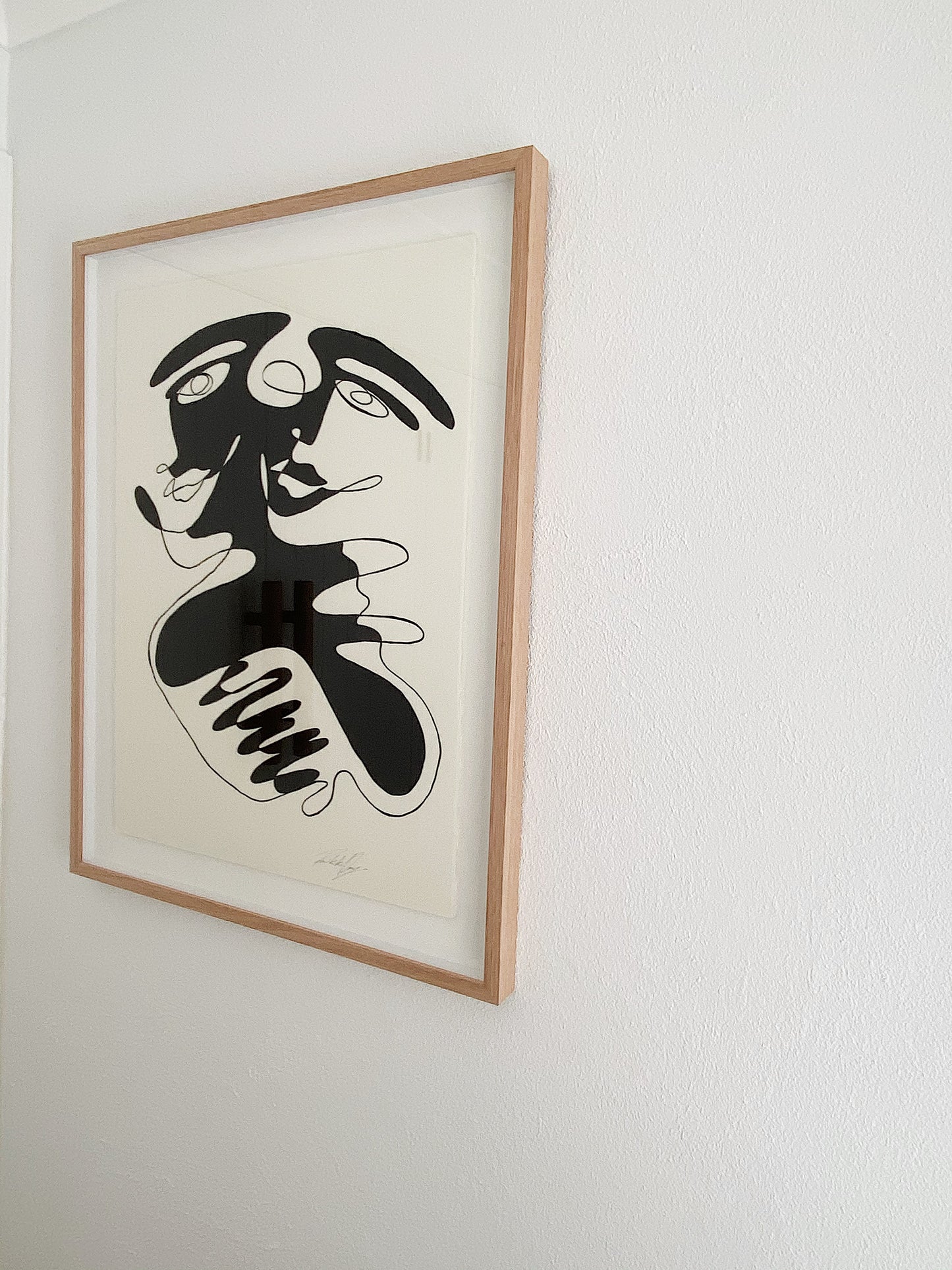 "All Together" - Original Acrylic on 300gsm Cold Pressed Paper, Framed in Tasmanian Oak. 710mm x 910mm