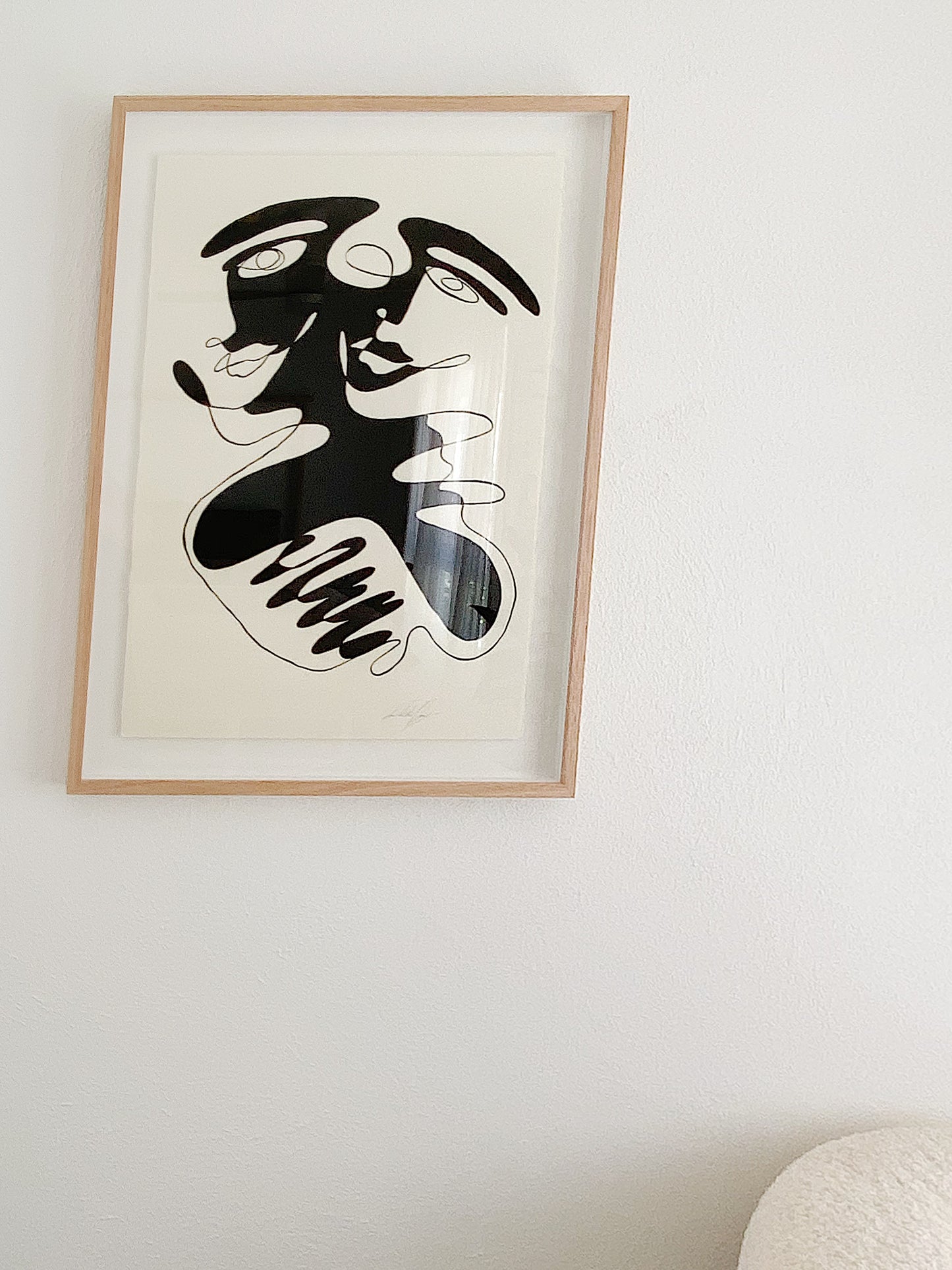 "All Together" - Original Acrylic on 300gsm Cold Pressed Paper, Framed in Tasmanian Oak. 710mm x 910mm