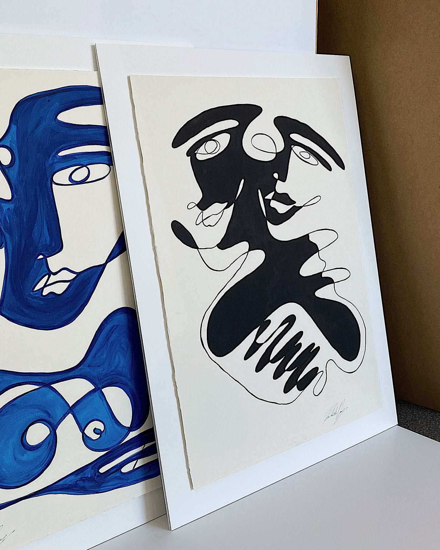 "All Together" - Original Acrylic on 300gsm Cold Pressed Paper, Framed in Tasmanian Oak. 710mm x 910mm