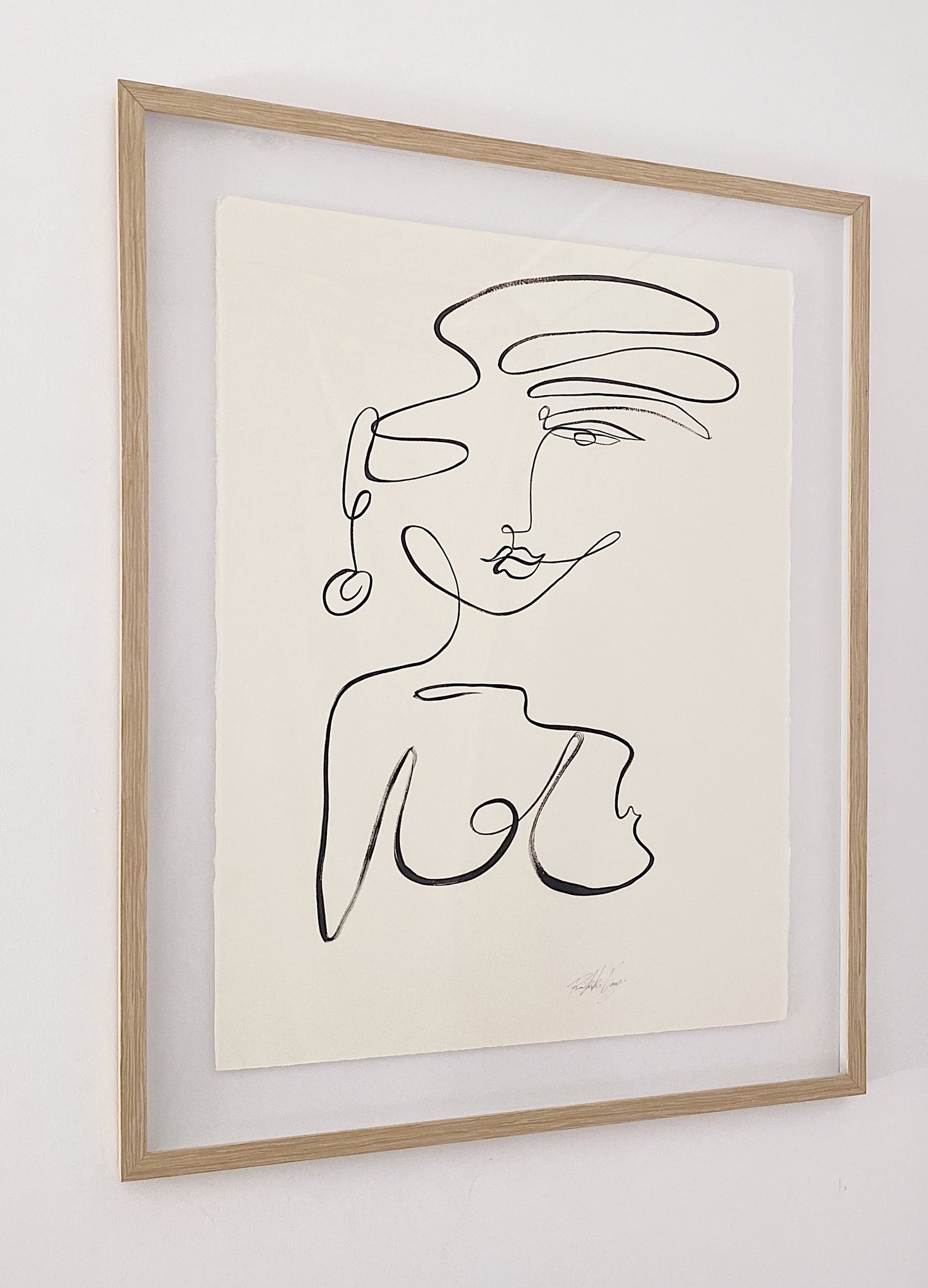 "Director" - Original Acrylic on 300gsm Cold Pressed Paper, Framed in Tasmanian Oak. 740mm x 930mm