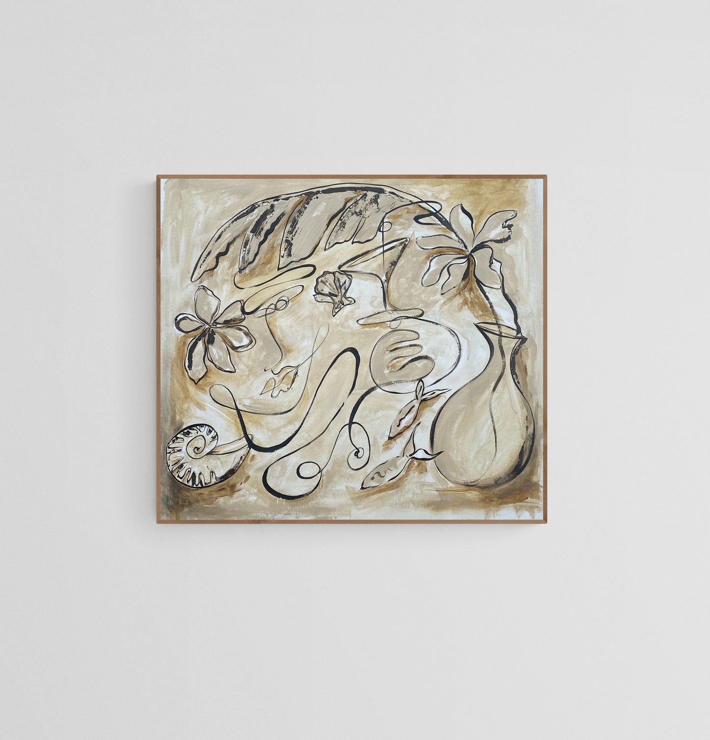 "Homeland Paradise" - Acrylic on canvas. Framed in Tasmanian Oak.