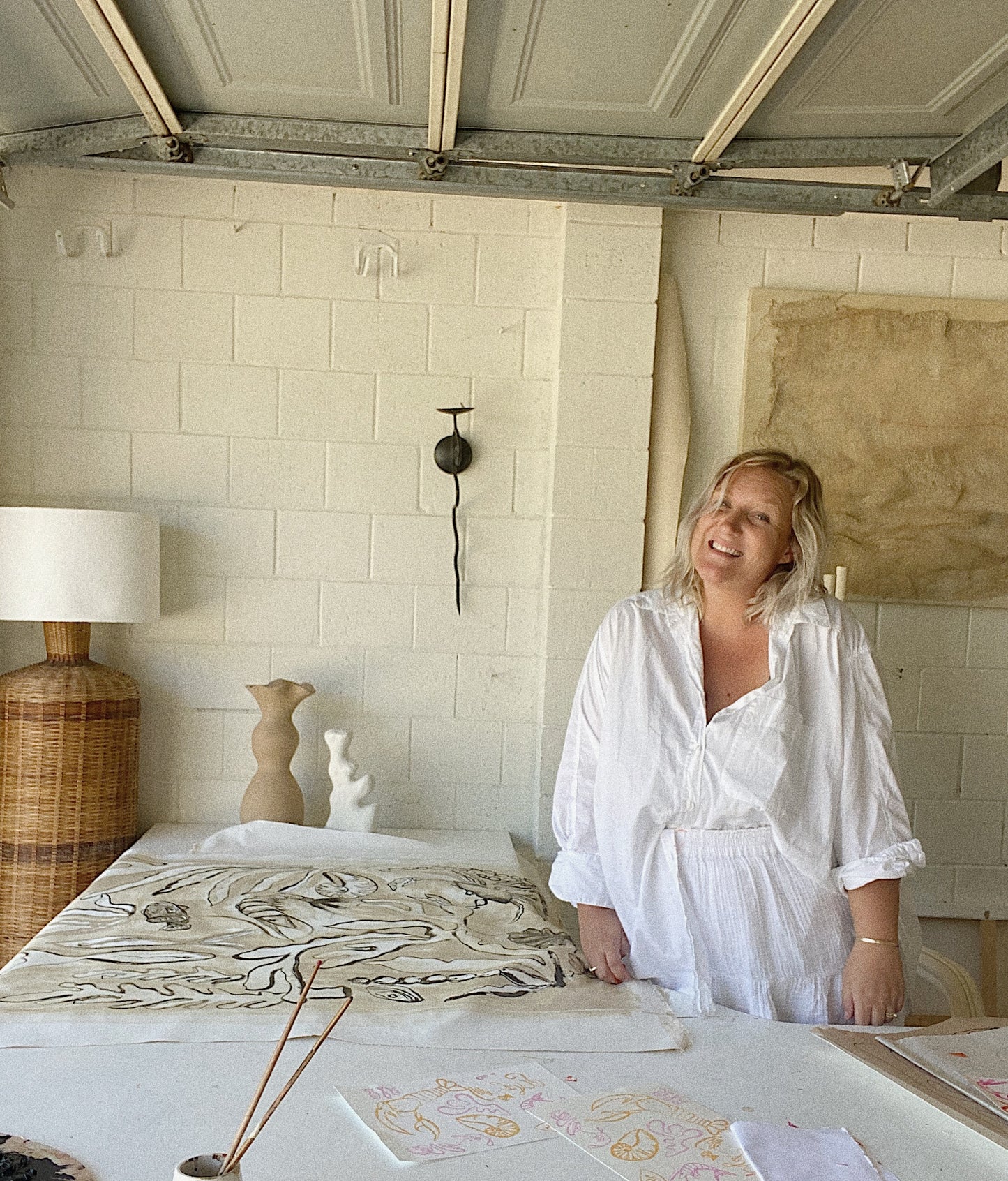 "Homeland Paradise" - Acrylic on canvas. Framed in Tasmanian Oak.