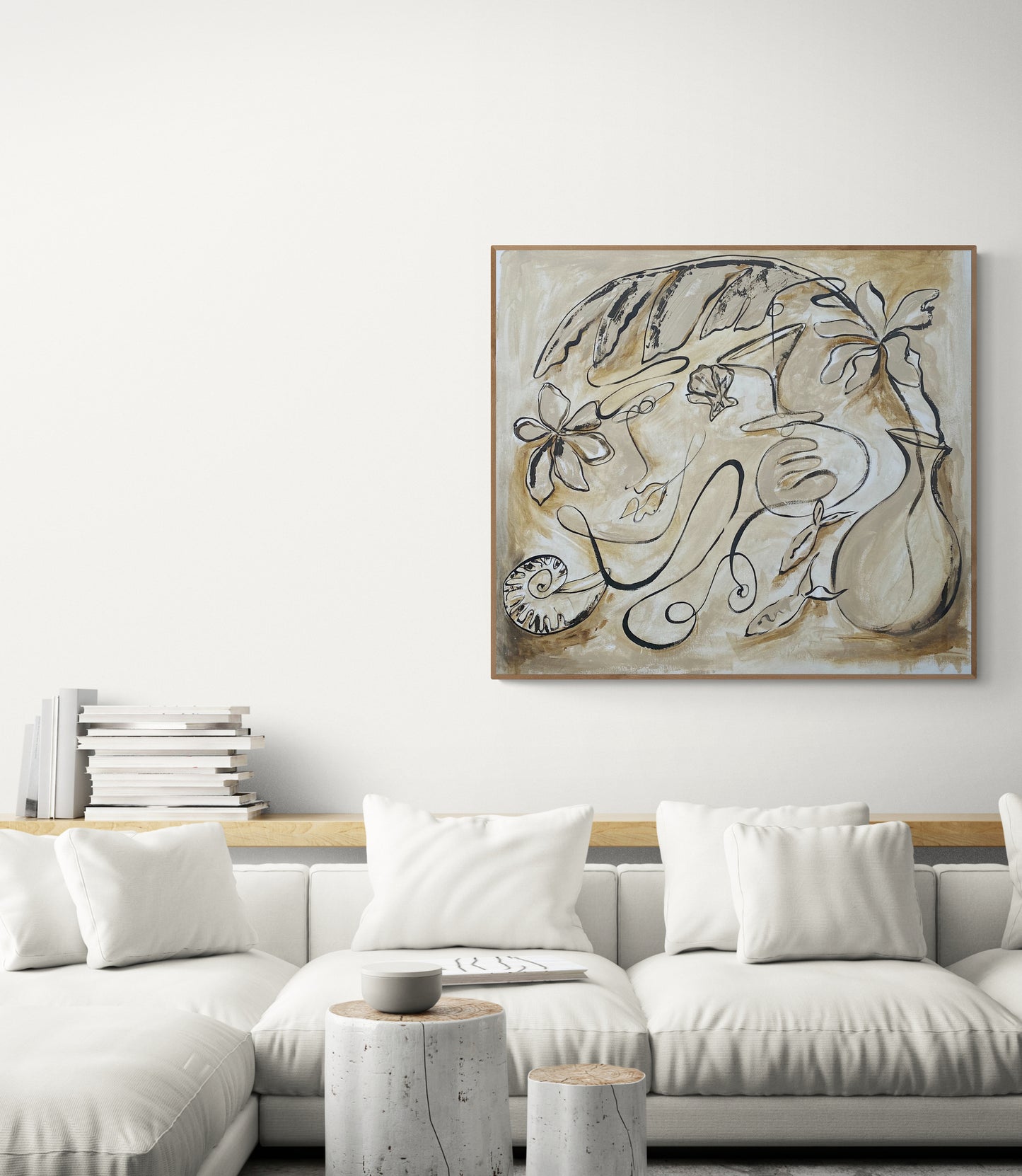 "Homeland Paradise" - Acrylic on canvas. Framed in Tasmanian Oak.