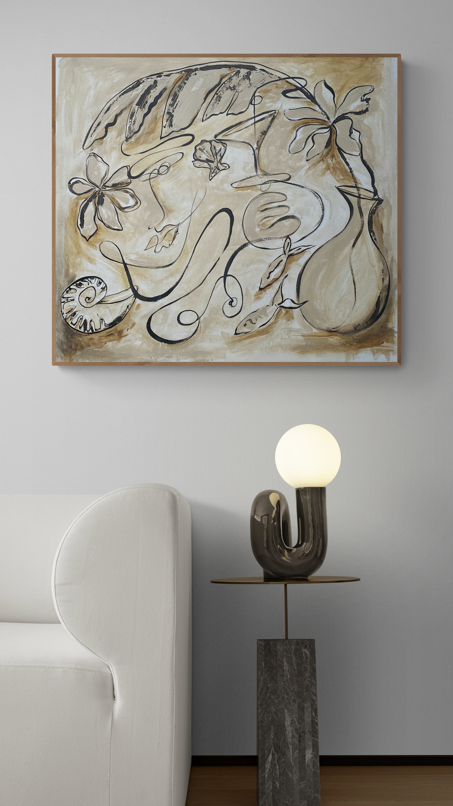 "Homeland Paradise" - Acrylic on canvas. Framed in Tasmanian Oak.