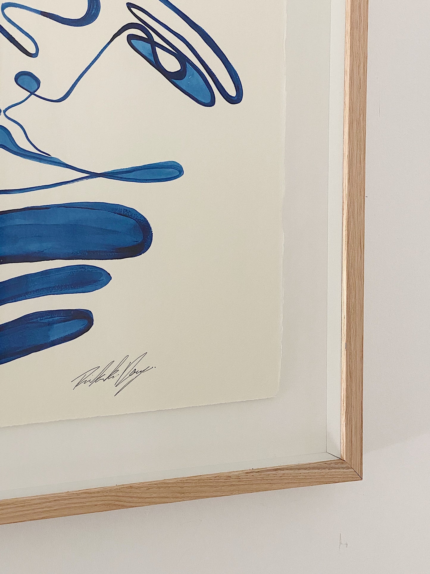 "When The Street Lights Come On" - Original Acrylic on 300gsm Cold Pressed Paper, Framed in Tasmanian Oak. 710mm x 900mm