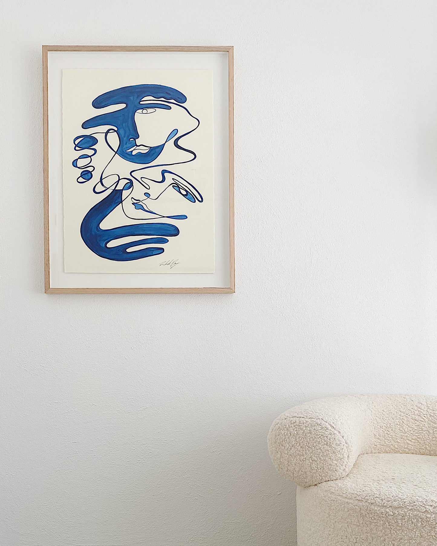 "When The Street Lights Come On" - Original Acrylic on 300gsm Cold Pressed Paper, Framed in Tasmanian Oak. 710mm x 900mm