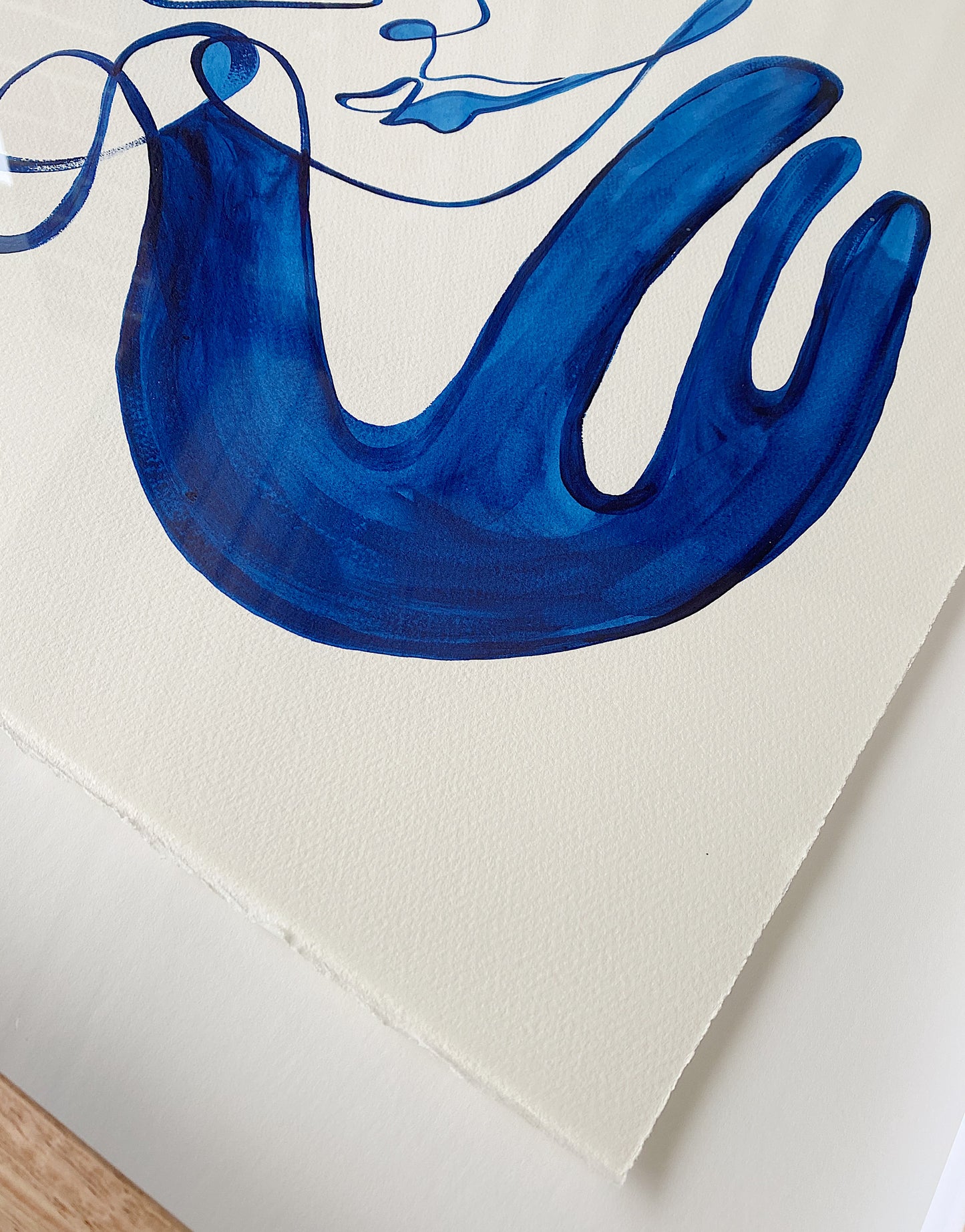 "When The Street Lights Come On" - Original Acrylic on 300gsm Cold Pressed Paper, Framed in Tasmanian Oak. 710mm x 900mm