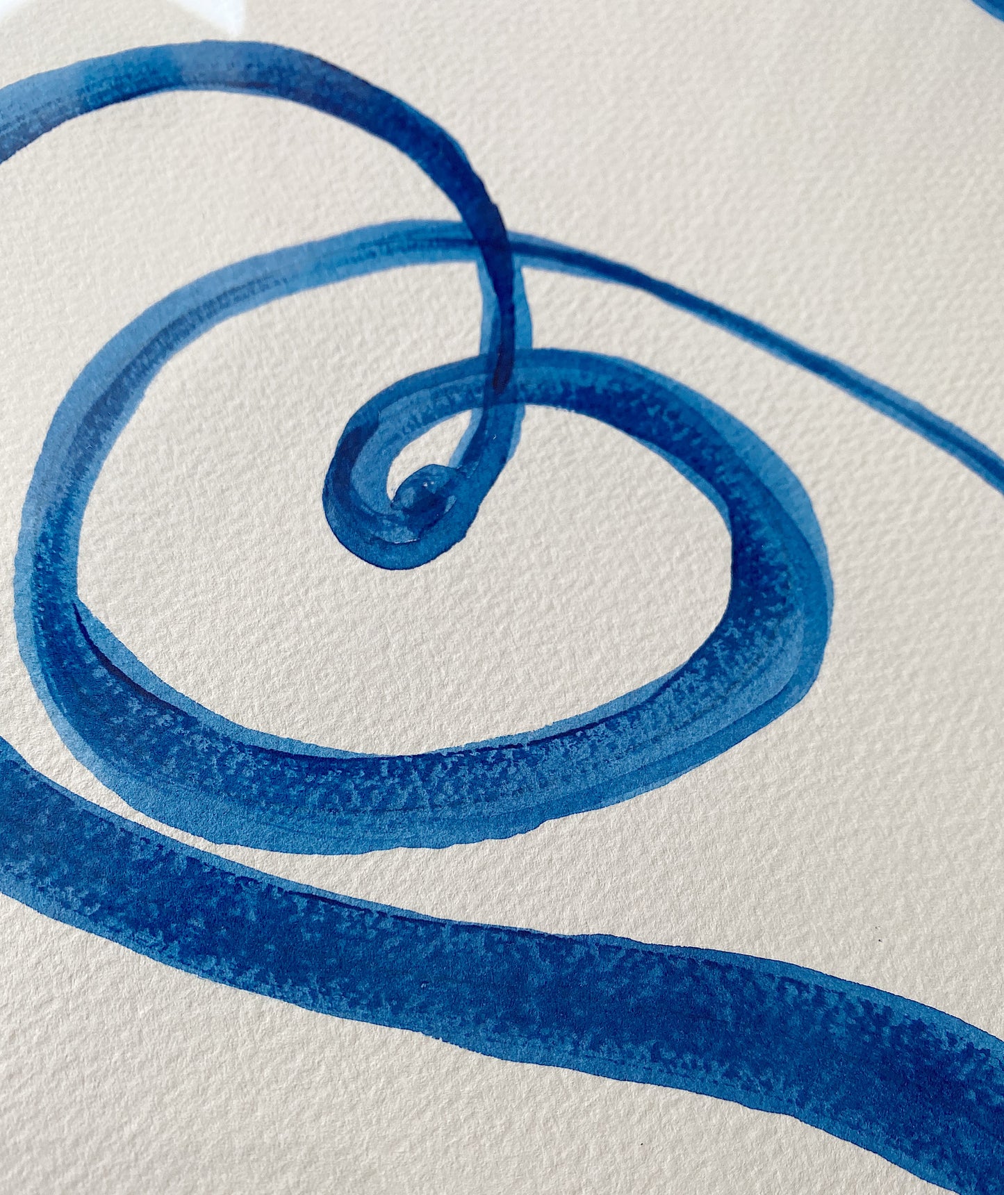 "Bold In Calm" - Original Acrylic on 300gsm Cold Pressed Paper, Framed in Tasmanian Oak. 710mm x 900mm