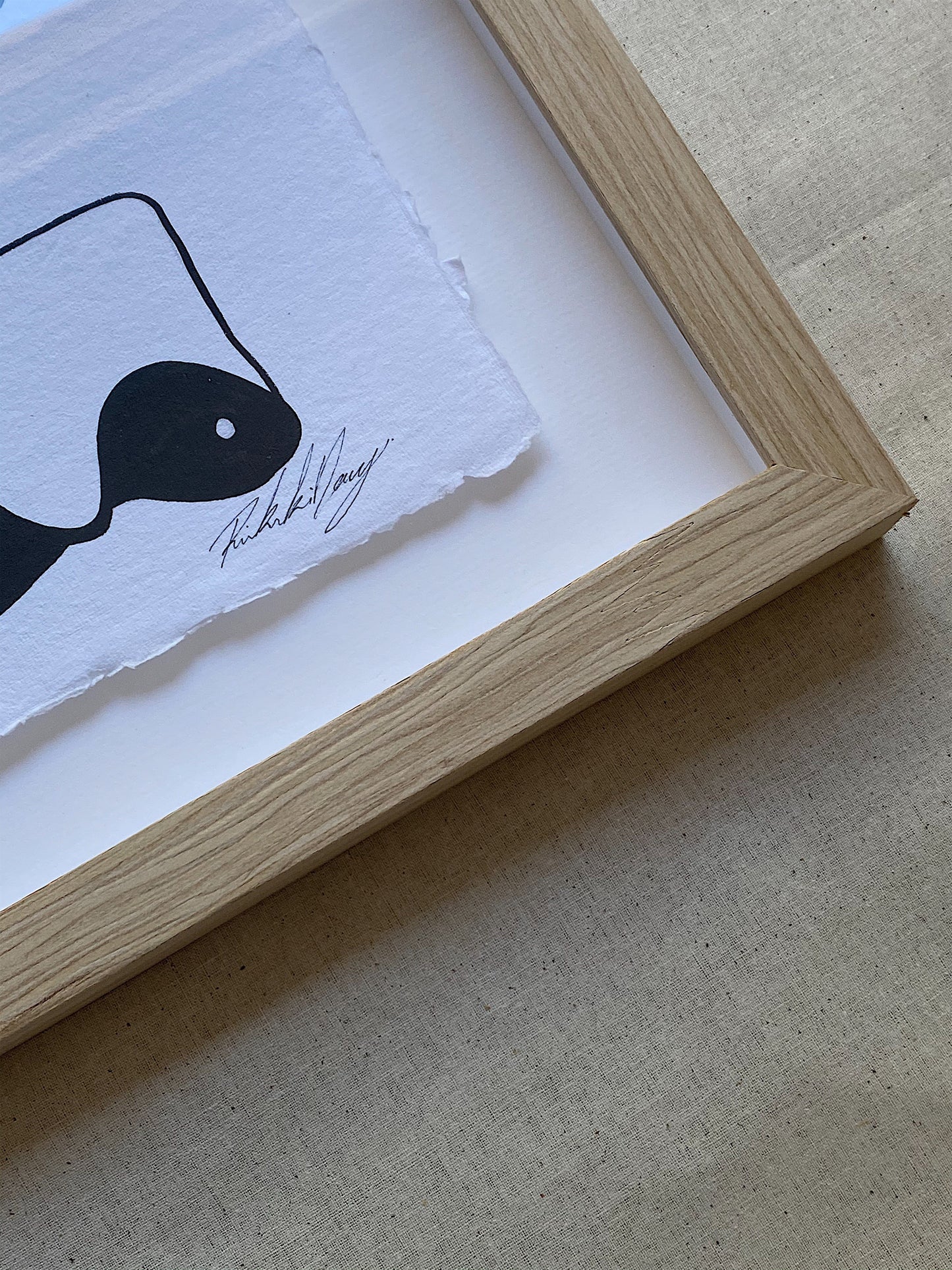 NYC Subway - Acrylic on cotton paper. Framed. 410mm x 320mm