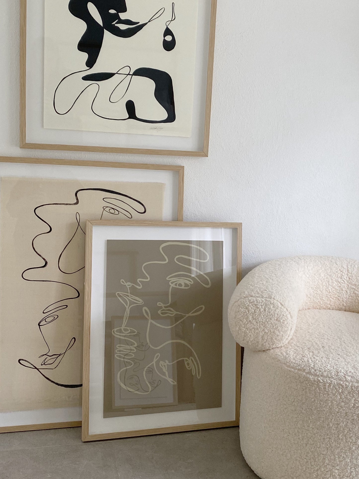 Vacation - Acrylic on textured paper. Framed. 630mm X 830mm.