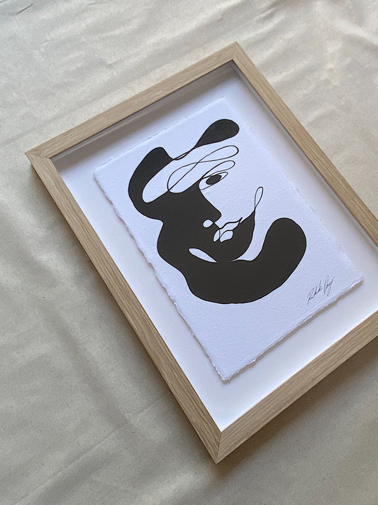 Allsorts - Acrylic on cotton paper. Framed. 410mm x 320mm