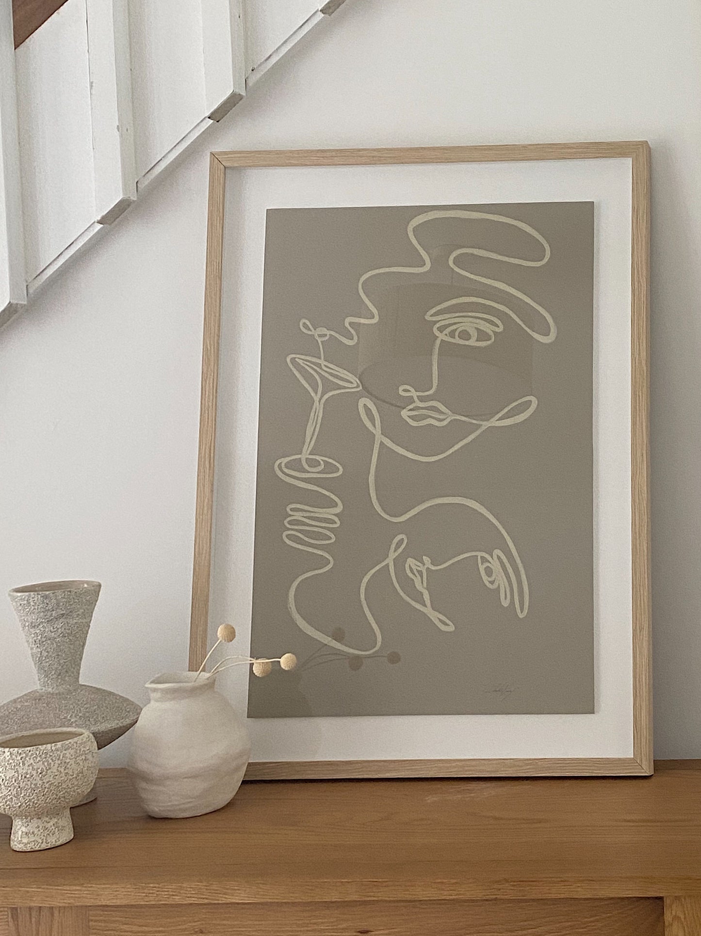 Vacation - Acrylic on textured paper. Framed. 630mm X 830mm.