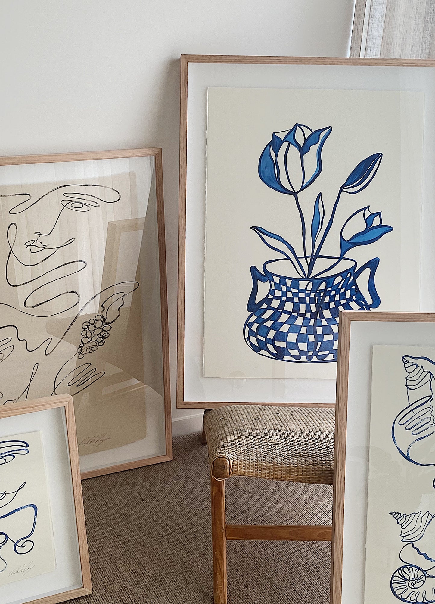 "Random Acts Of Kindness" - Original Acrylic on 300gsm Cold Pressed Paper, Framed in Tasmanian Oak. 710mm x 900mm