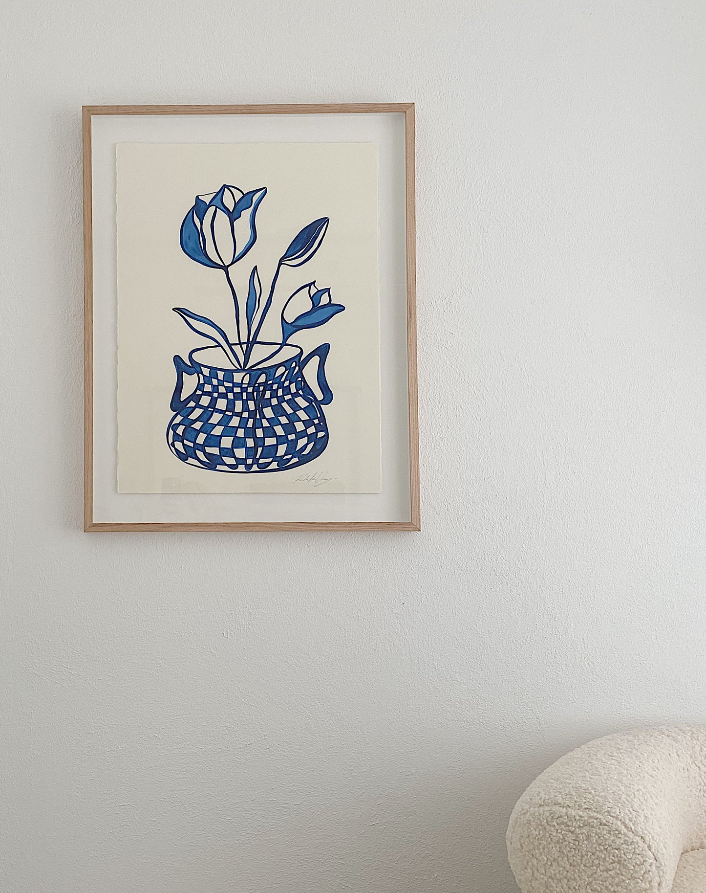 "Random Acts Of Kindness" - Original Acrylic on 300gsm Cold Pressed Paper, Framed in Tasmanian Oak. 710mm x 900mm