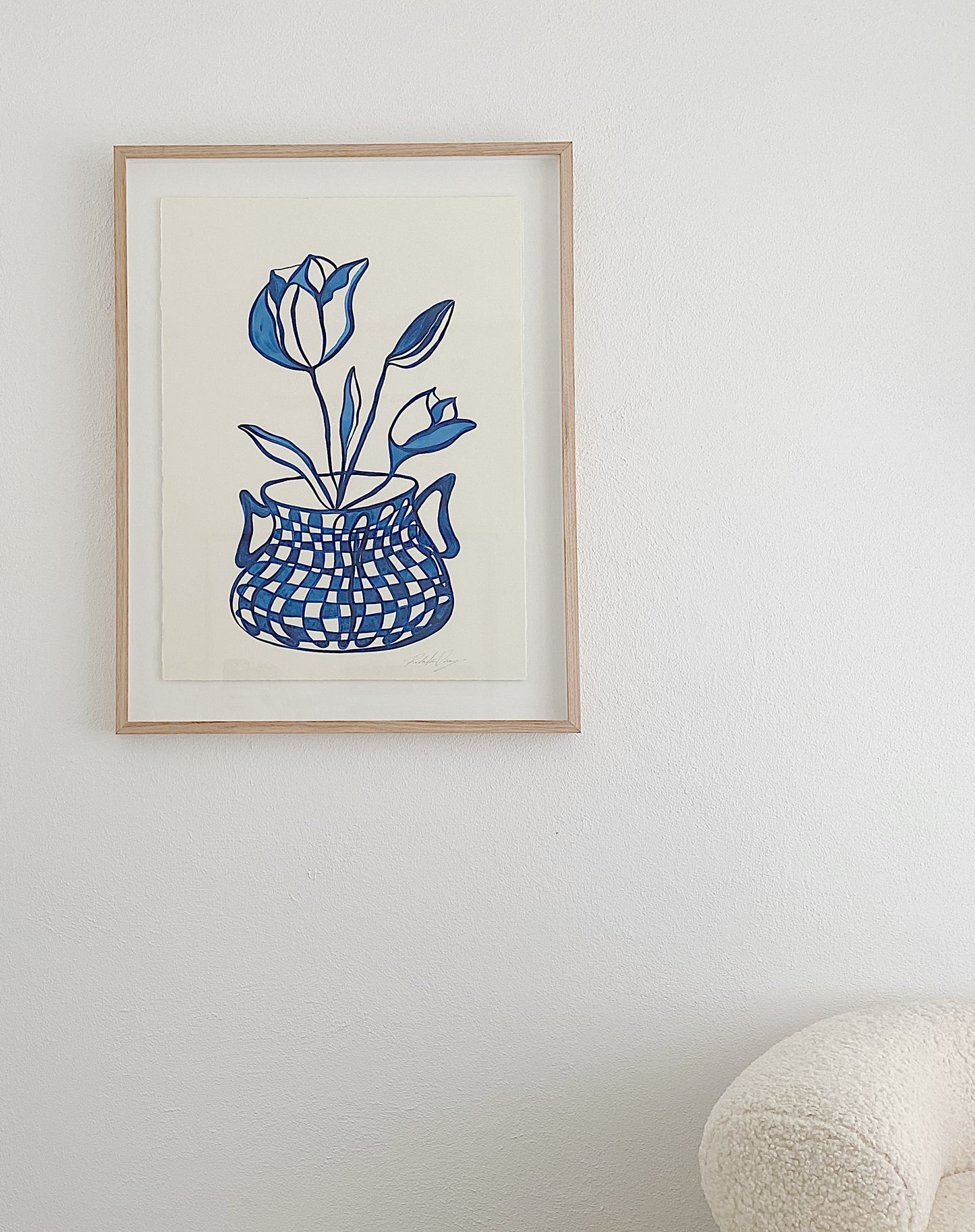 "Random Acts Of Kindness" - Original Acrylic on 300gsm Cold Pressed Paper, Framed in Tasmanian Oak. 710mm x 900mm