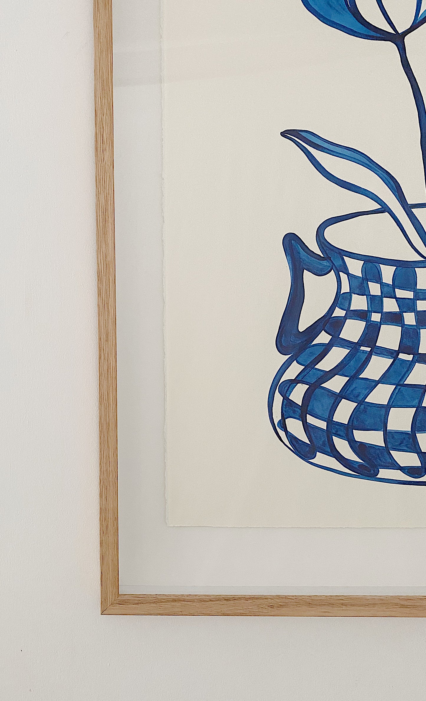 "Random Acts Of Kindness" - Original Acrylic on 300gsm Cold Pressed Paper, Framed in Tasmanian Oak. 710mm x 900mm