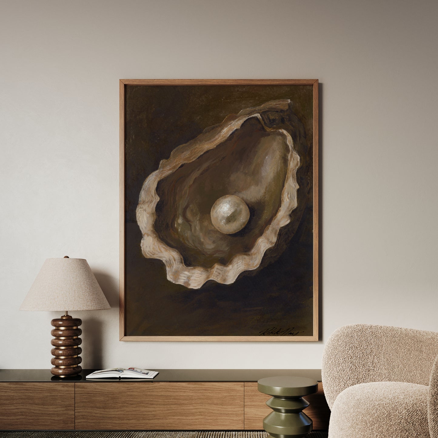 Here for the pearl - Limited edition Print