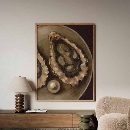 Wear your pearls to lunch. - Exclusive fine art print.