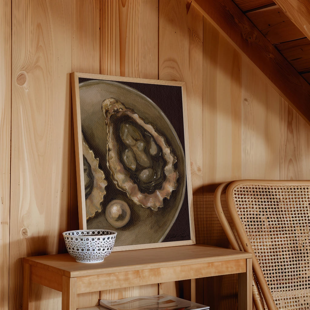 Wear your pearls to lunch. - Exclusive fine art print.