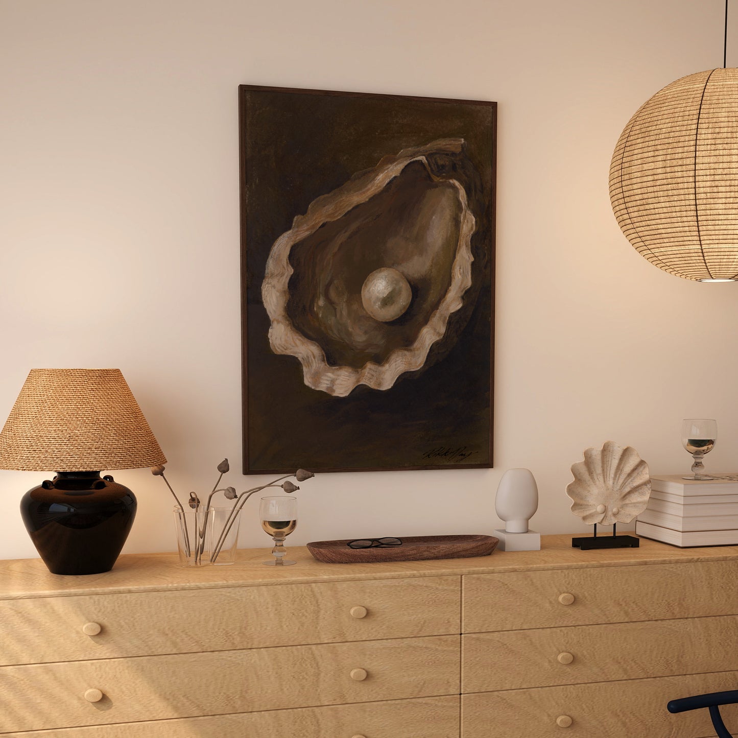 Here for the pearl - Limited edition Print