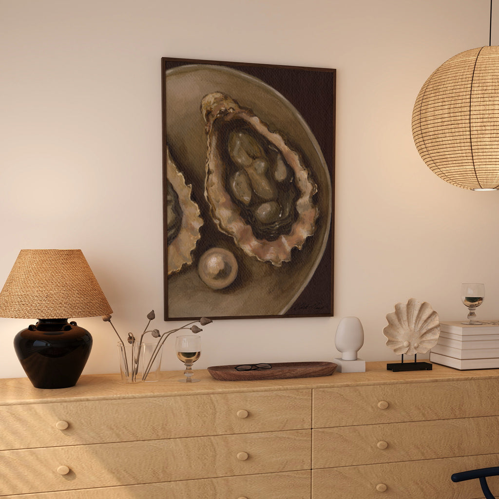 Wear your pearls to lunch. - Exclusive fine art print.