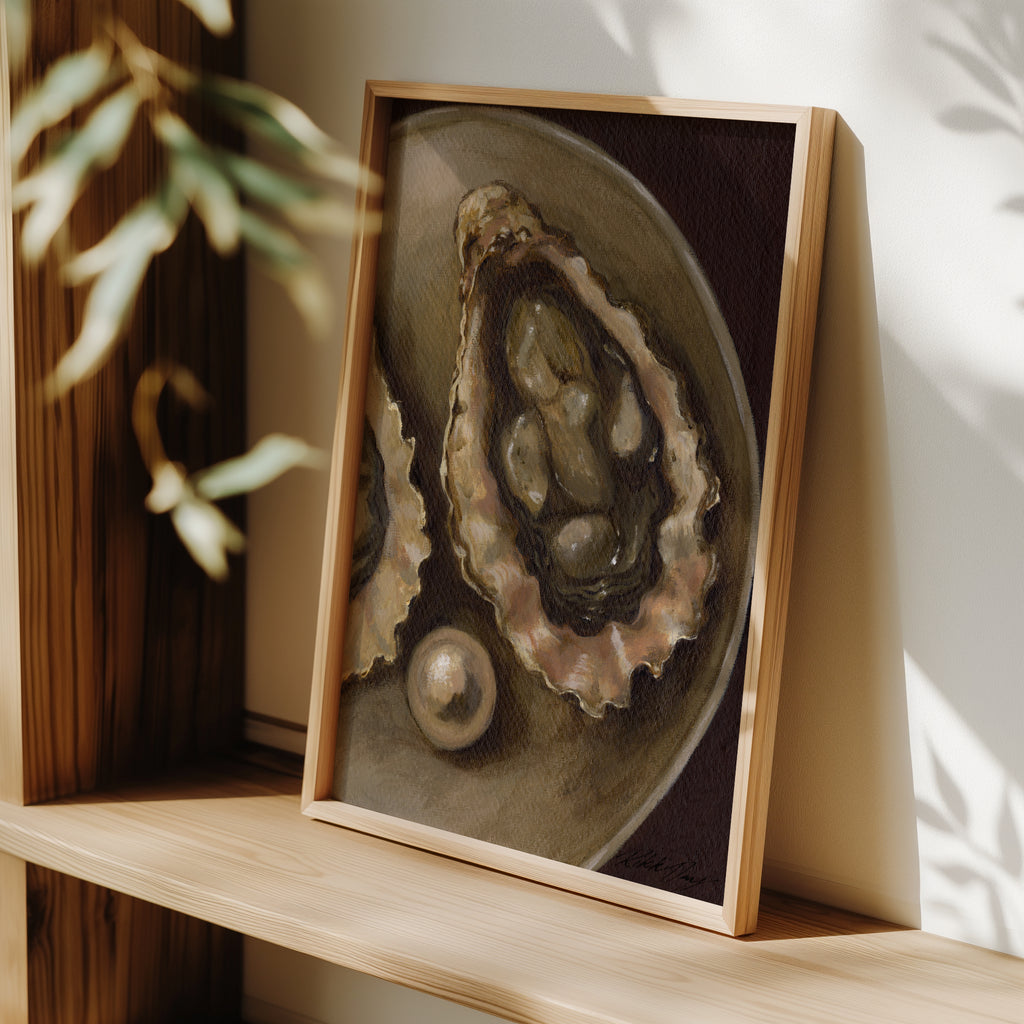 Wear your pearls to lunch. - Exclusive fine art print.