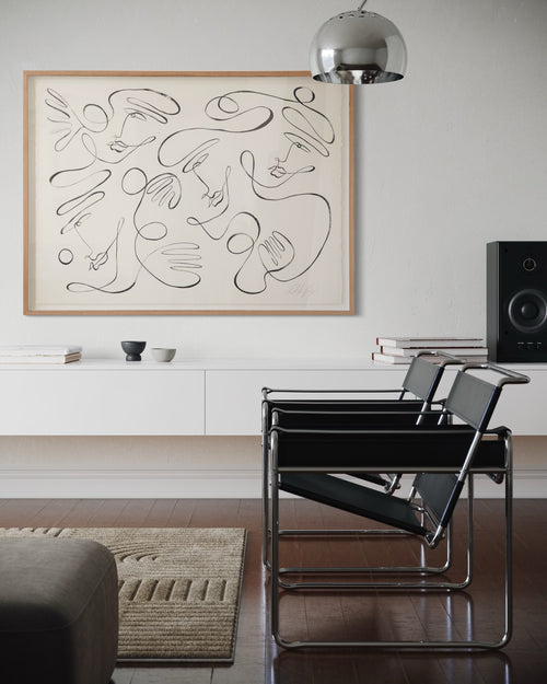 A table for four  -Premium Print.