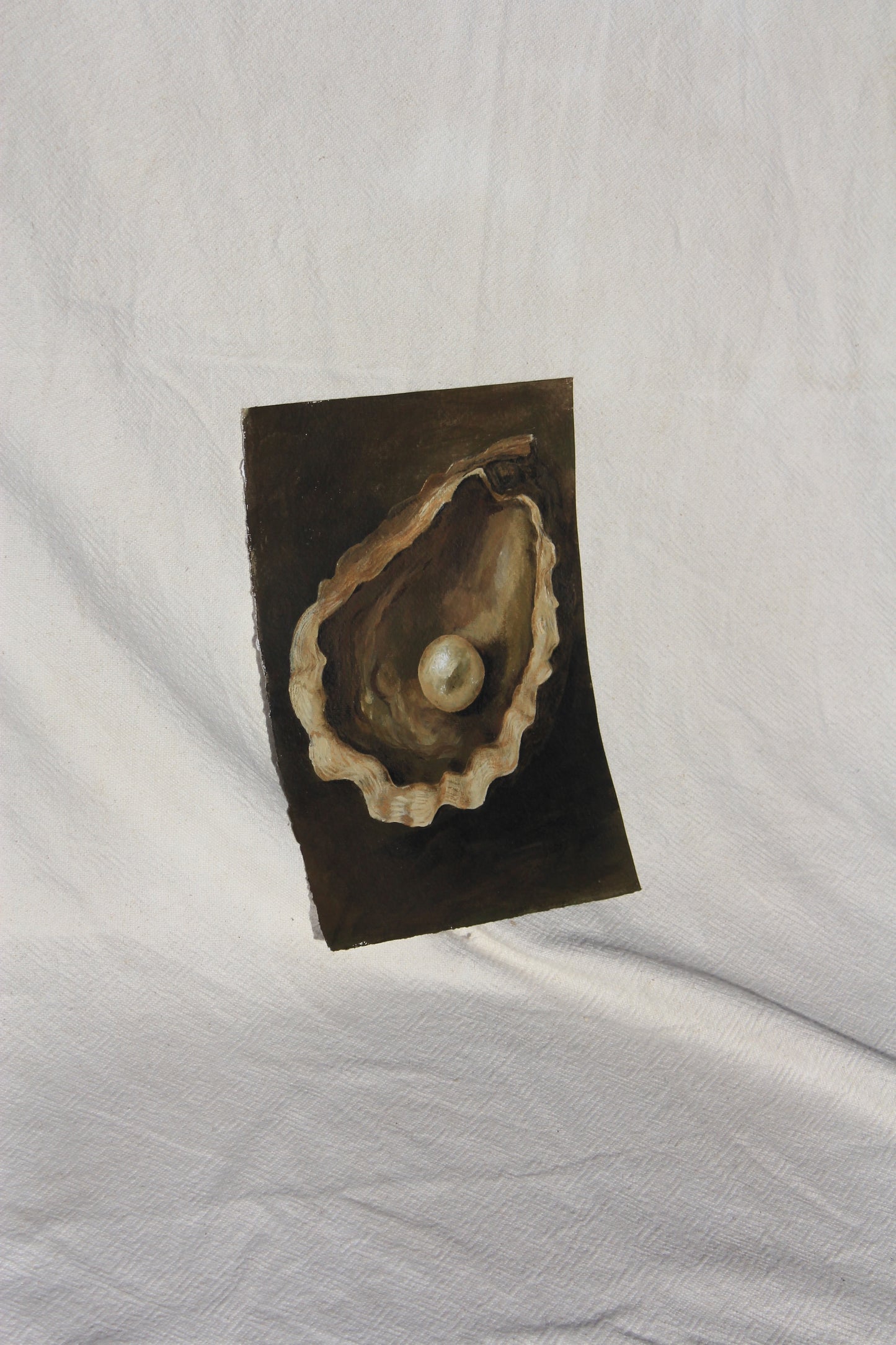 HERE FOR THE PEARL Original Still life.