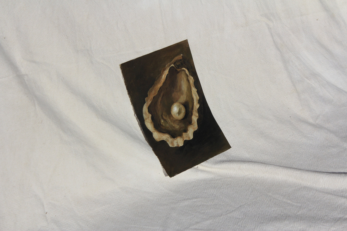 HERE FOR THE PEARL Original Still life.