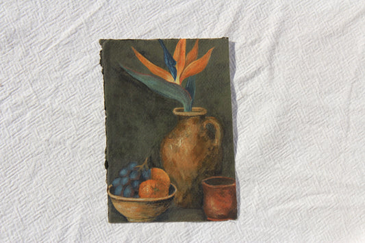I SEE YOU IN THE FLOWERS Original Still life.