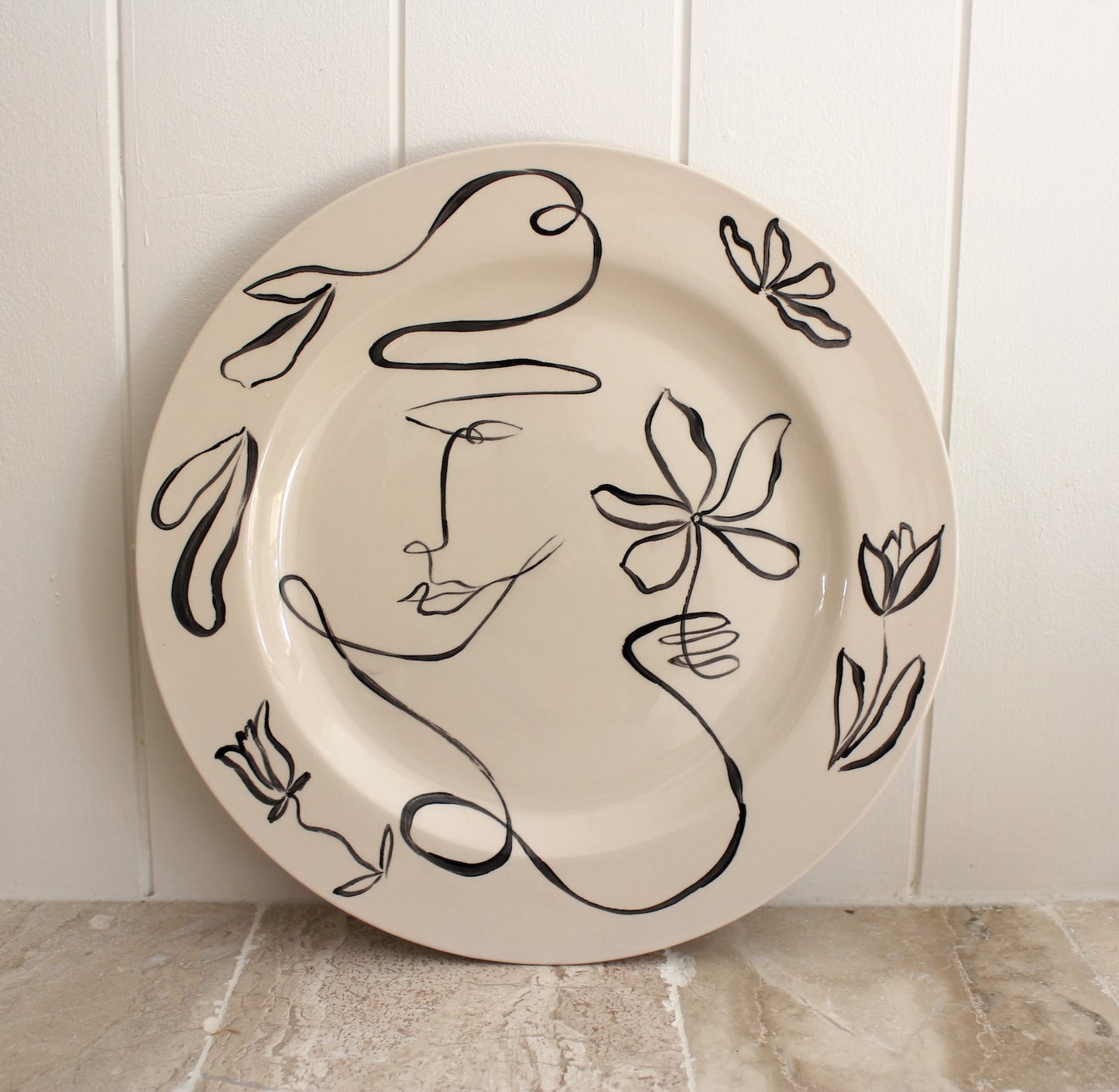 Ceramic wall plate 005