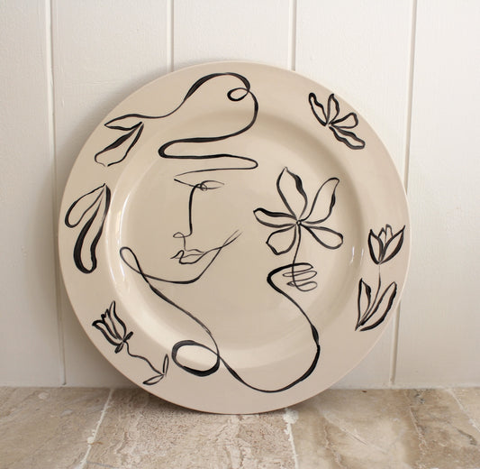 Ceramic wall plate 005